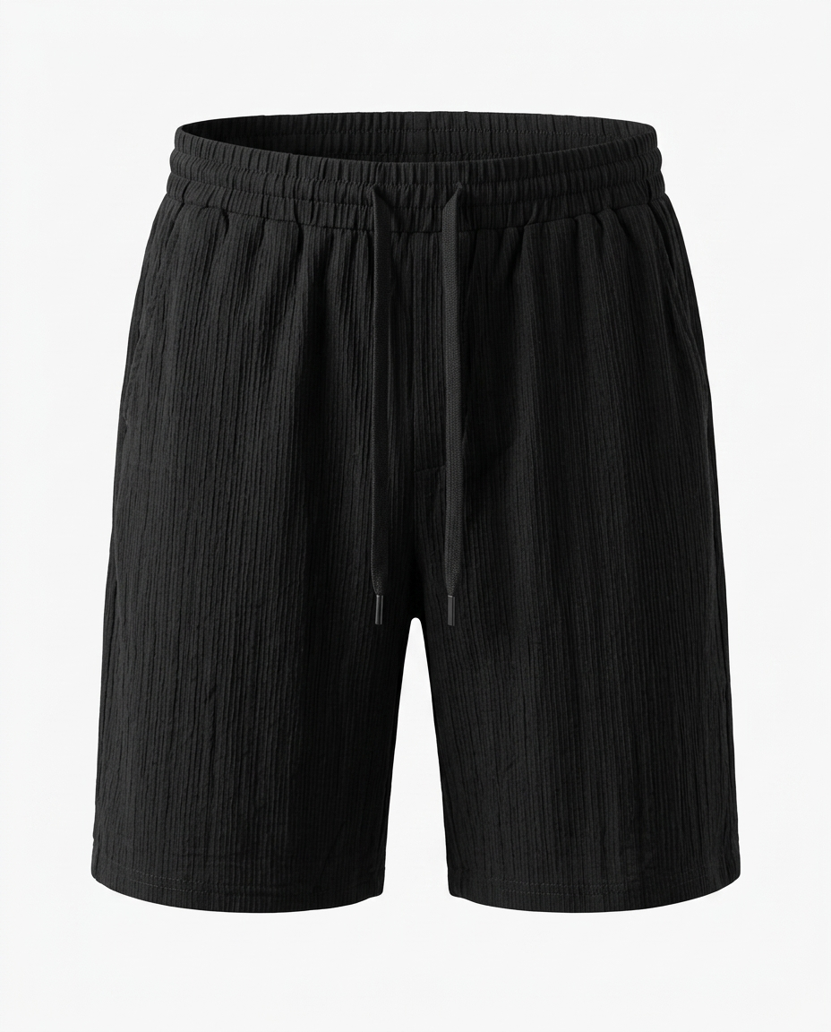 The Linen-Look Short — Elastic Waist