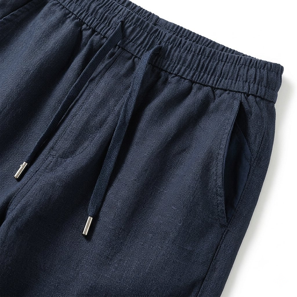 The Pure Linen Trouser — Straight Cut