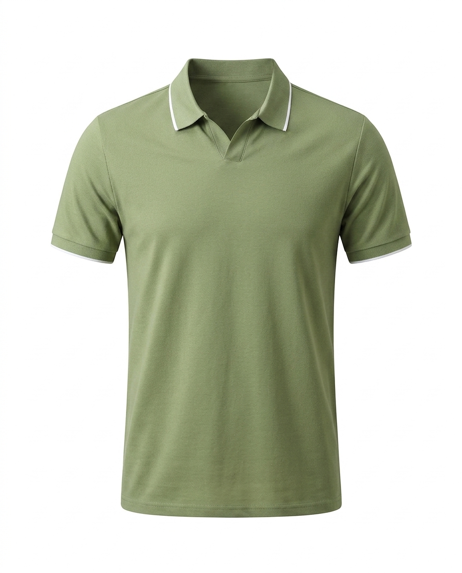 The Pique Polo — Mercerized Cotton