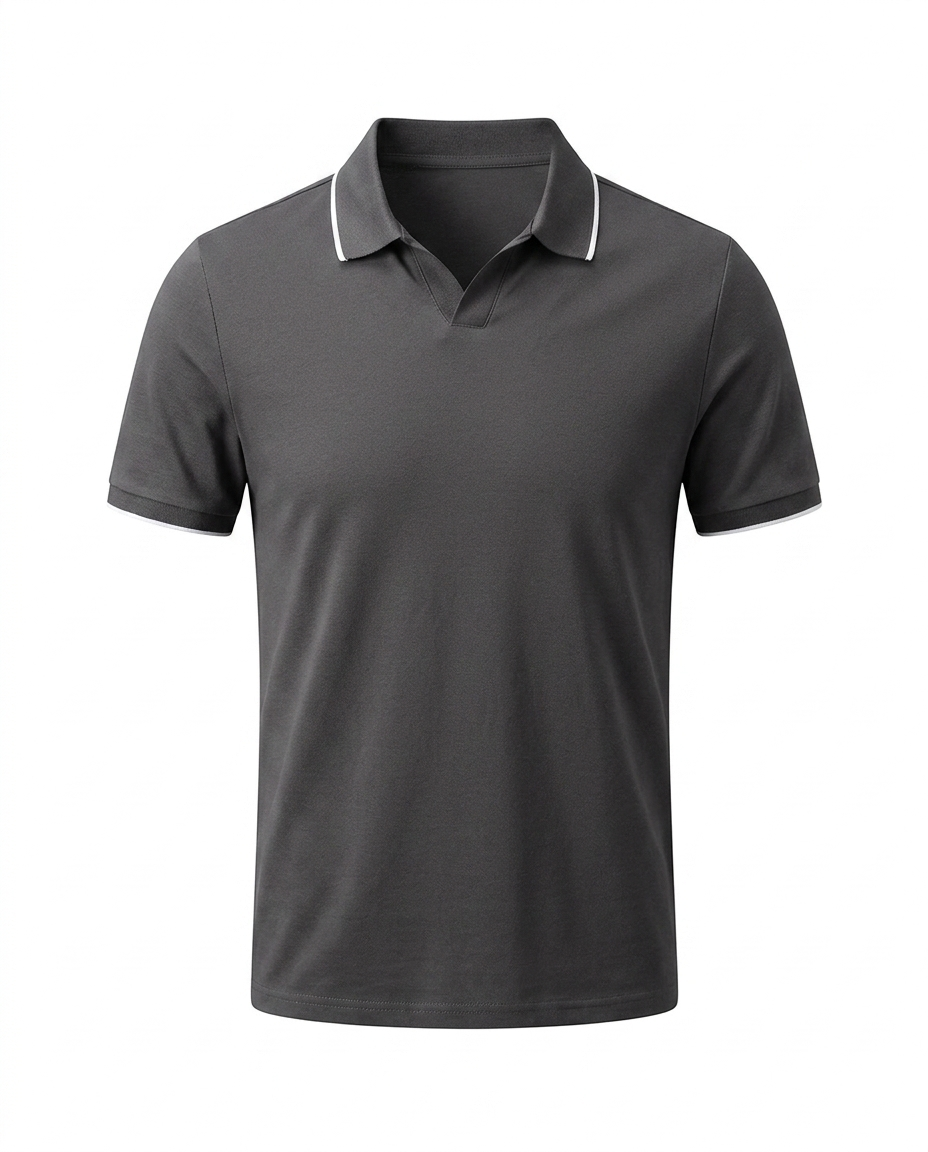 The Pique Polo — Mercerized Cotton