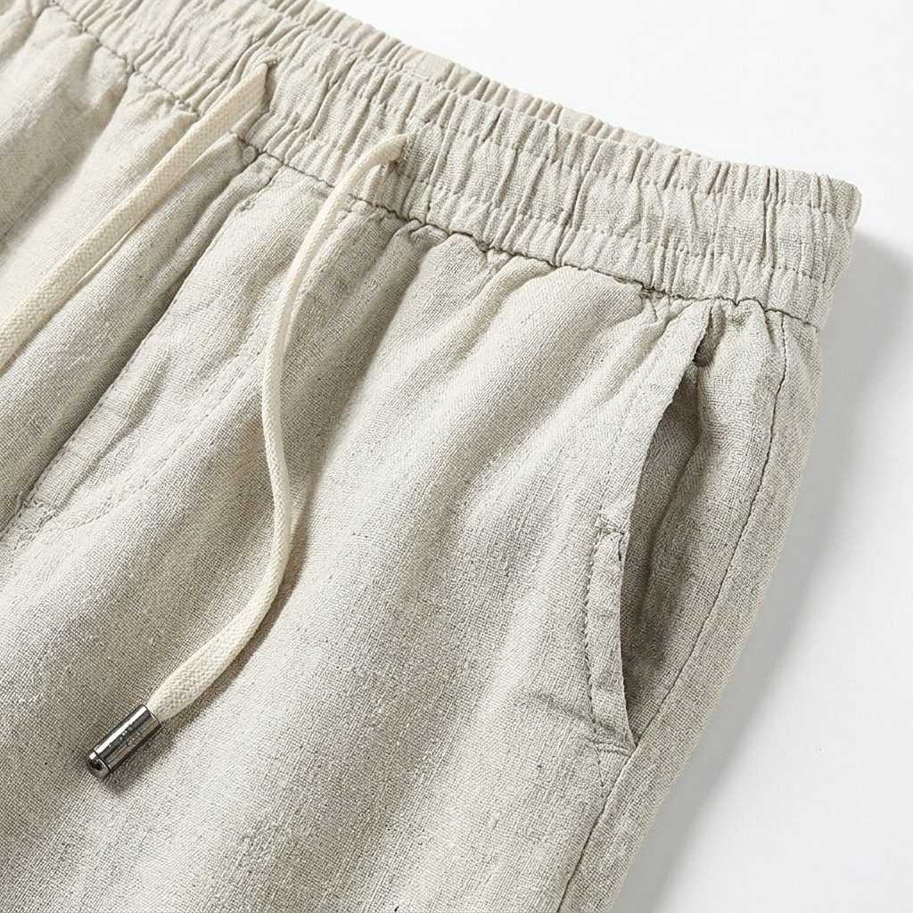 The Pure Linen Trouser — Straight Cut