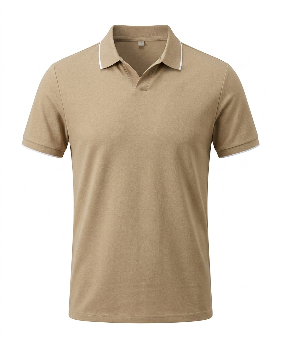 The Pique Polo — Mercerized Cotton