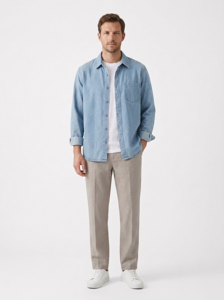 The Denim Overshirt — Japanese Cut