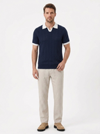 The Ice-Silk Polo — Contrast Panel