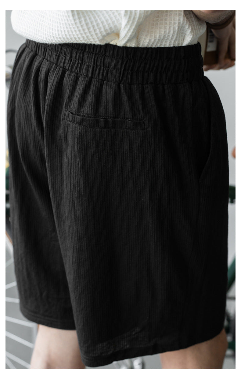 The Linen-Look Short — Elastic Waist