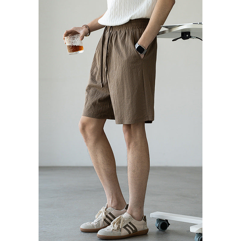 The Linen-Look Short — Elastic Waist