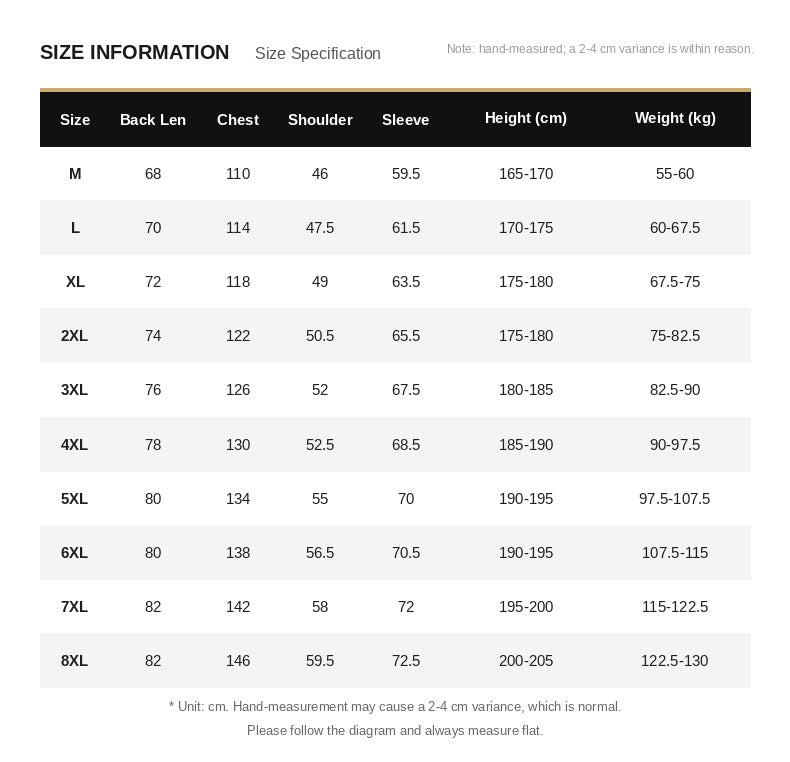 Size Guide