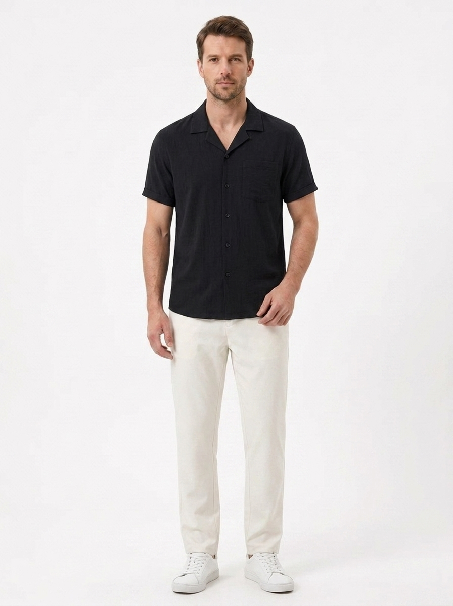 The Summer Linen Shirt — Short Sleeve