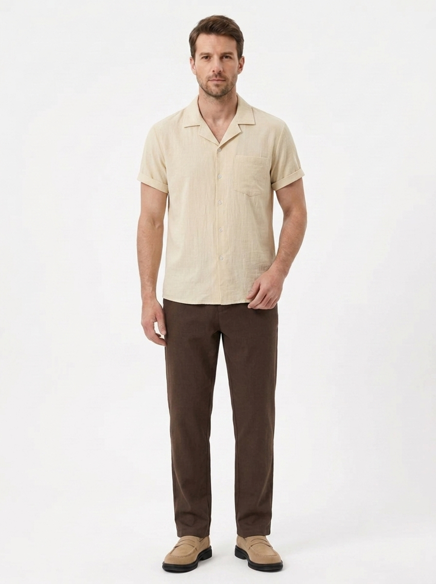 The Summer Linen Shirt — Short Sleeve