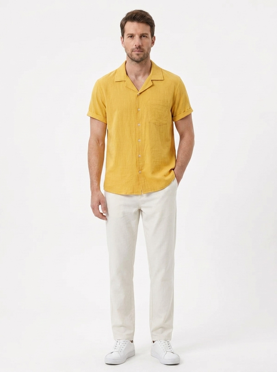 The Summer Linen Shirt — Short Sleeve