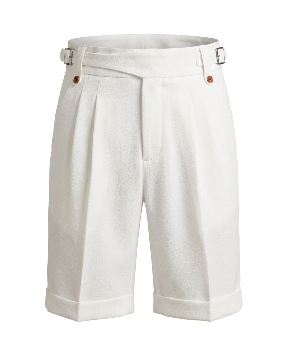 The Tailored Short — High-Waist No-Iron