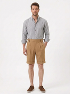 The Linen Work Shirt — Slim Lapel