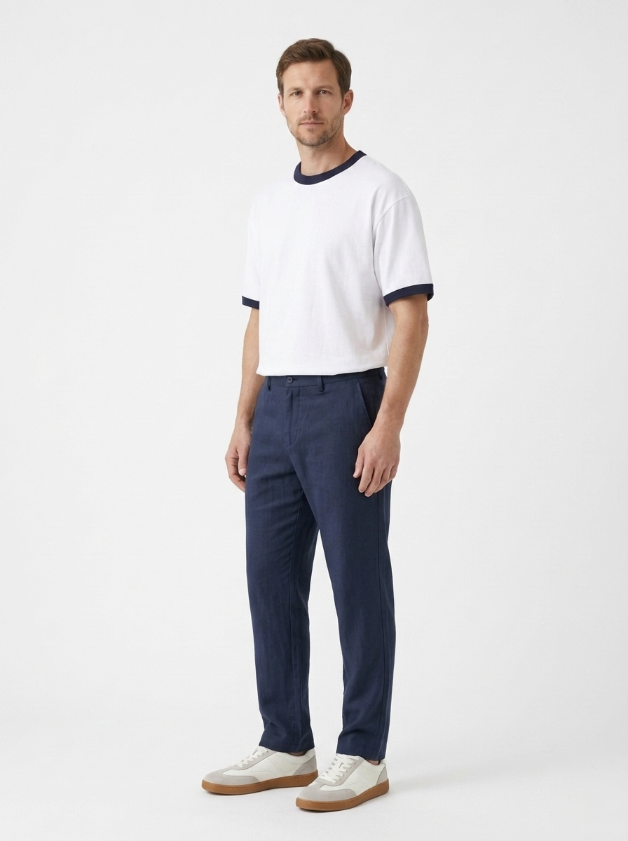 The Tencel Trouser — Straight Cut