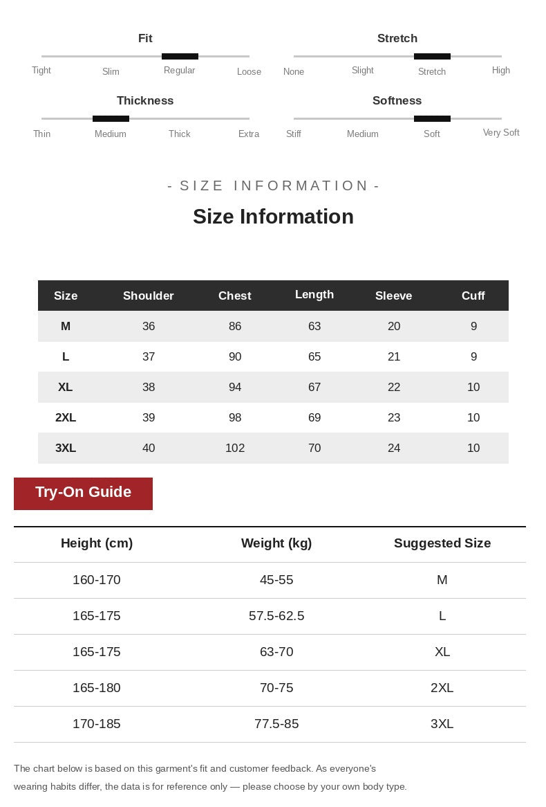 Size Guide