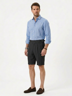 The Linen Work Shirt — Slim Lapel