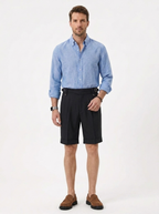 The Linen Work Shirt — Slim Lapel