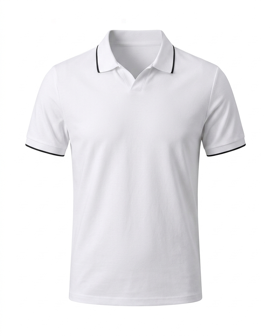 The Pique Polo — Mercerized Cotton