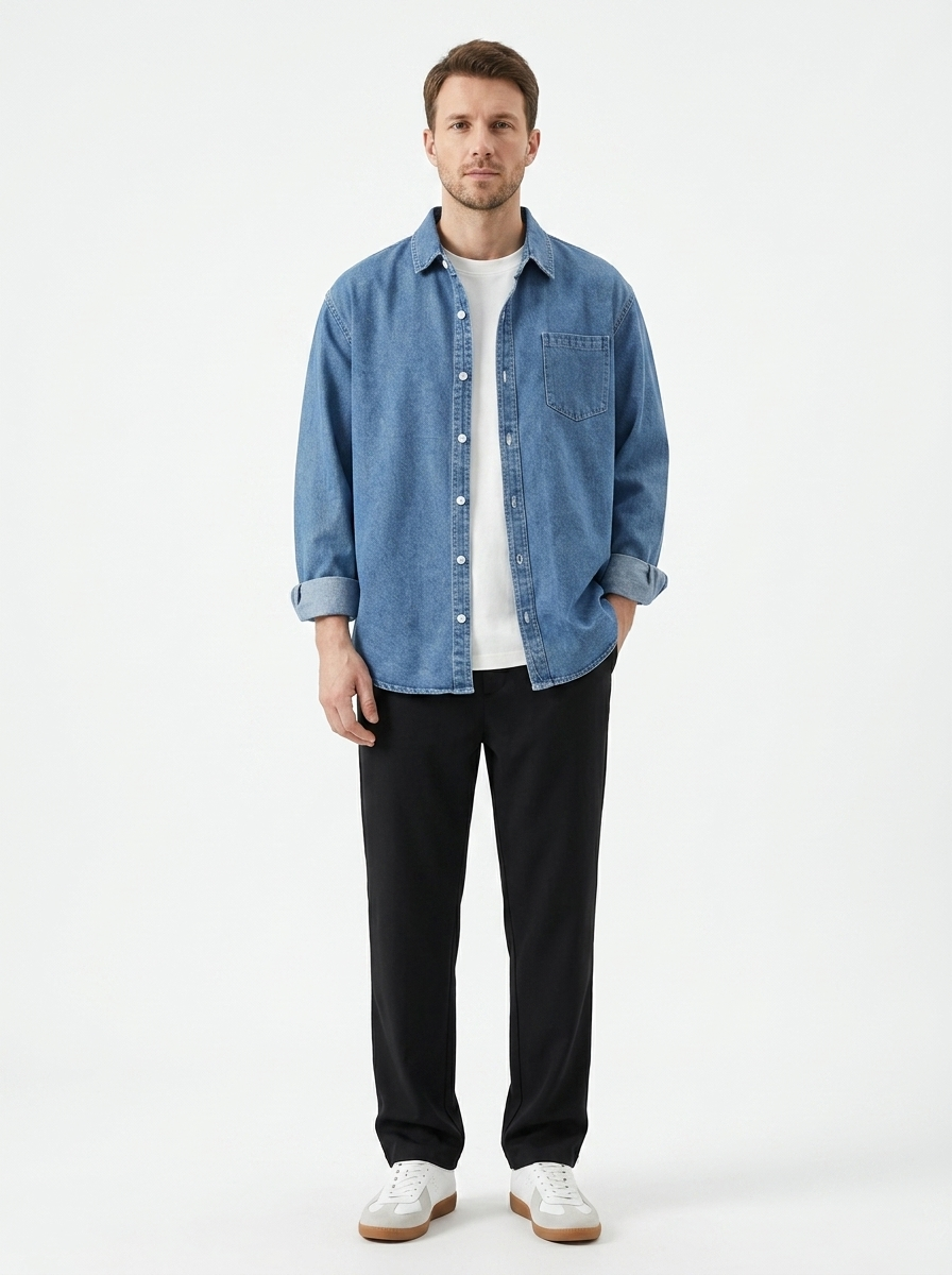 The Denim Overshirt — Japanese Cut