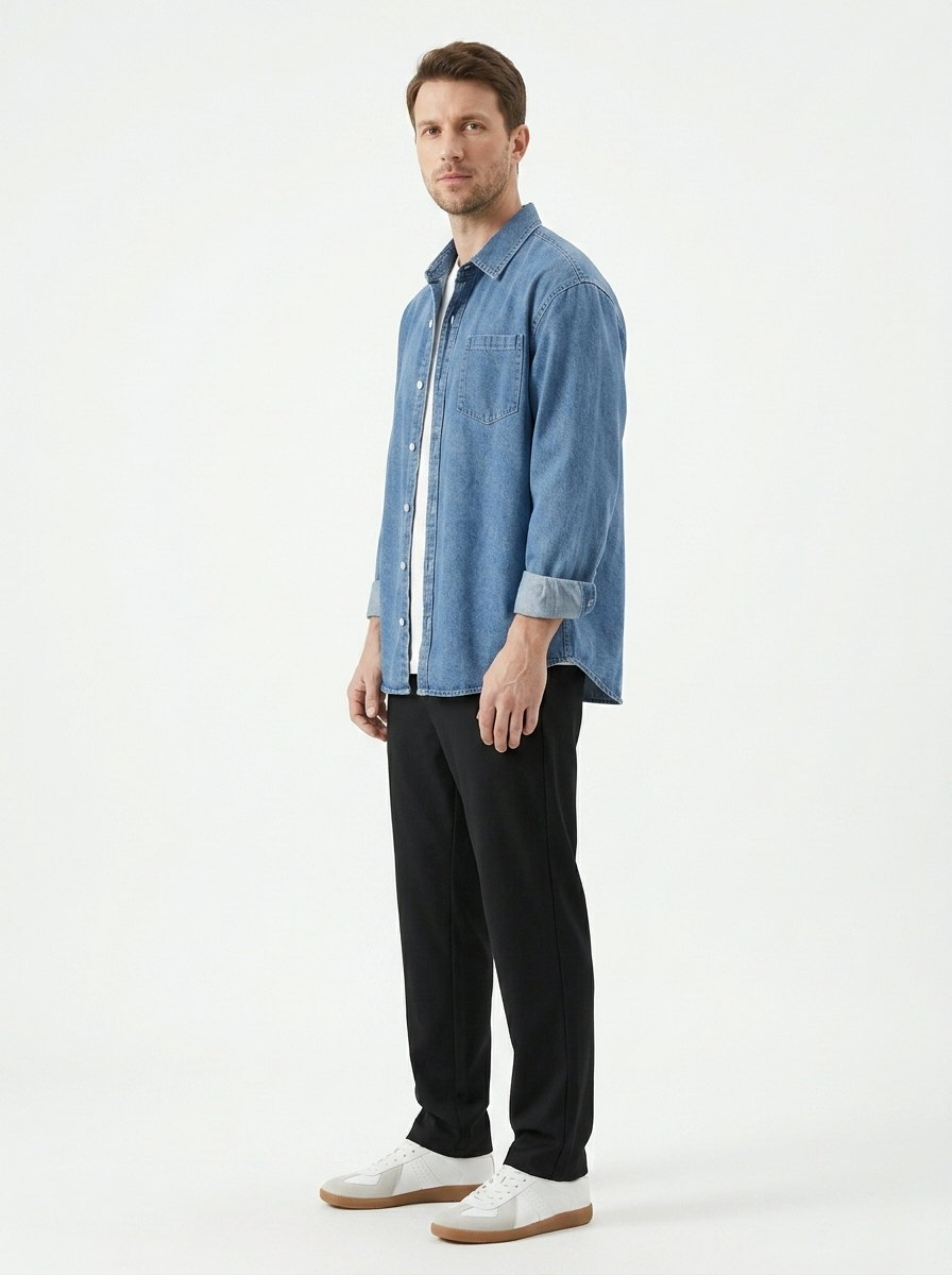 The Denim Overshirt — Japanese Cut