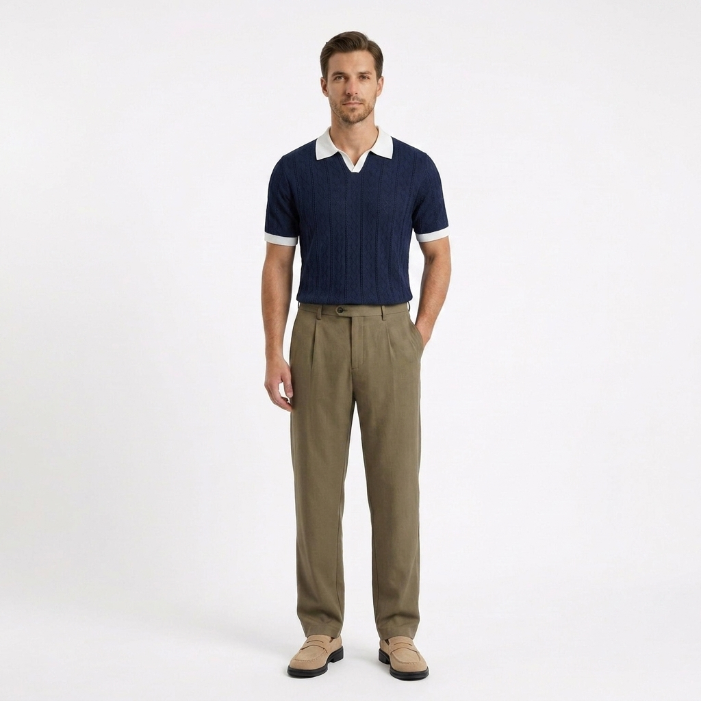 The Tencel Trouser — Drape Straight