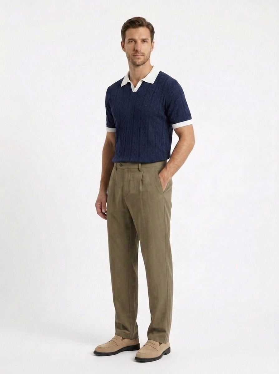 The Tencel Trouser — Drape Straight