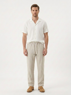 The Pure Linen Trouser — Straight Cut