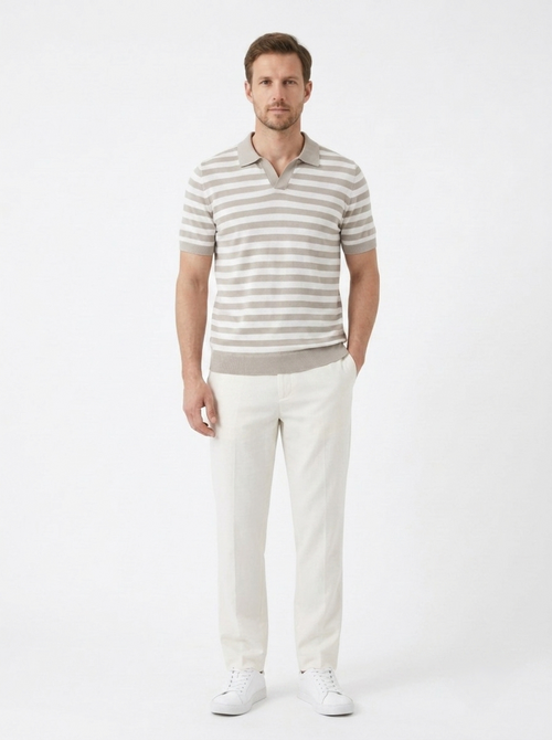 The Summer Polo — Striped, Slim